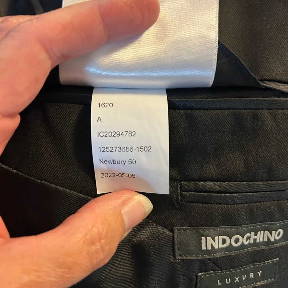 Indochino Luxury NWT Men's‎ Black Blazer 95% wool 5% Cashmere